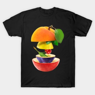 Apricot Lemon Cherry Plum Apple Gifts Vegetarian T-Shirt